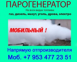 Парогенератор мобильный