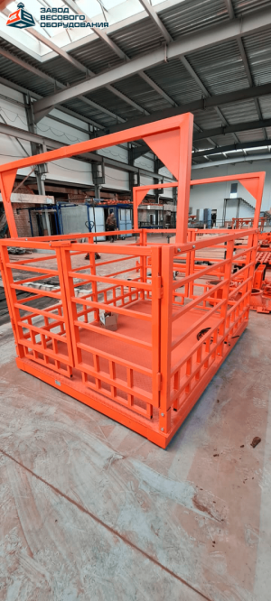 Весы для животных. Весы для КРС с подвесной клеткой ВП-С 1000 кг (1 тонна)