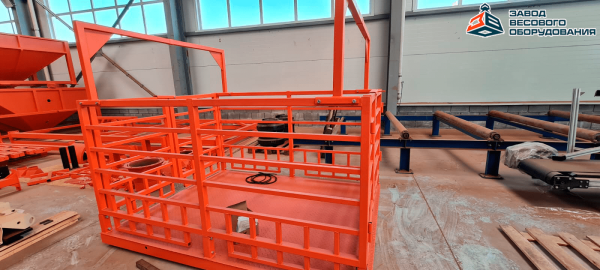 Весы для животных. Весы для КРС с подвесной клеткой на колёсах ВП-С 5000 кг (5 тонн)