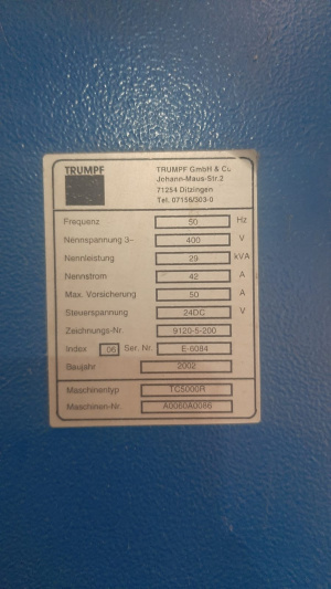 TRUMPF TRUMATIC 5000R