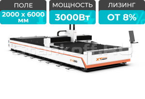 Оптоволоконный лазерный станок для резки металла XTC-2060H/3000 Raycus/Reci