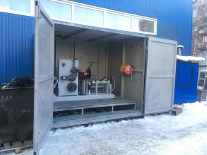 Установка для утилизации стальных канатов