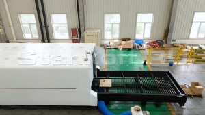 Высокомощный оптоволоконный лазерный станок в защитной кабине XTC-2060G/30000 Raycus