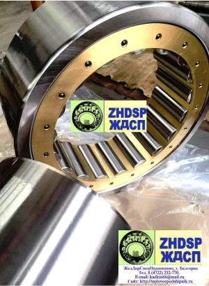 Подшипник 3004264 М. Без реборда. 18 роликов, клёпки на всех, утоплены в потае