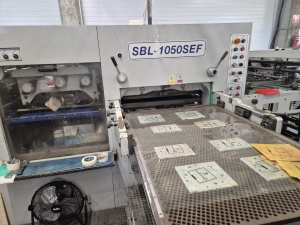 Автоматический пресс для тиснения фольгой SBL-1050 SEF, 2003 г.в