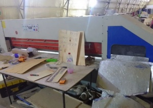 Гильотина шпона «veneer cutting yovcm1400»