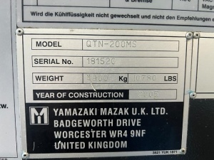 Токарный станок mazak QT nexus 200 MS