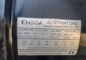 Дизельный генератор Engga EG225L-100N
