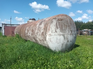 Железнодорожная цистерна 50 кубов (биметалл), нержавеющая внутри