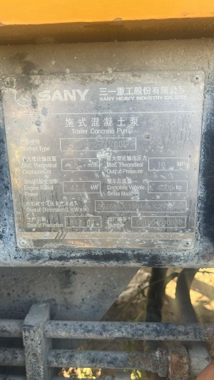 Бетононасос «sany HBT40C-1410D III»