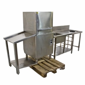 Машина посудомоечная купольная Fagor FI-120 + стол предмоечный + стол д/чистой посуды (ДМ,без помпы)