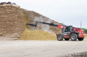 Грабли для силоса на телескопический погрузчик Manitou