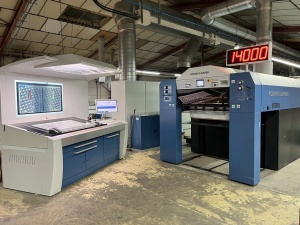 KBA Rapida 105-5+L CX & LED-UV, Year 2019