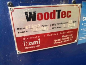 Фрезерный станок двустороннего снятия свесов Woodt