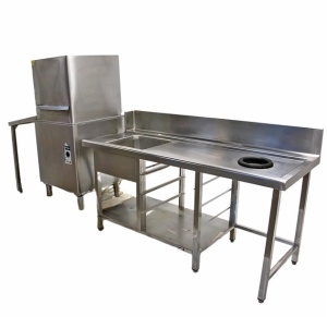 Машина посудомоечная купольная Fagor FI-120 + стол предмоечный + стол д/чистой посуды (ДМ,без помпы)