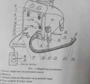 Установка пневмогидроабразивной обработки