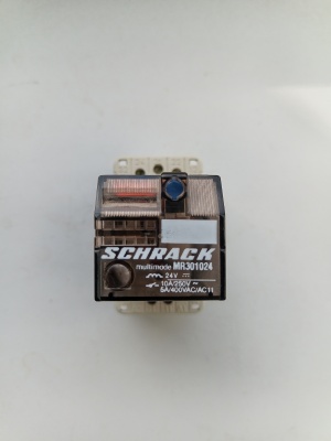Силовое реле Schrack MR301024 с колодкой 11-Pin, 10A 250V, катушка 24VDC