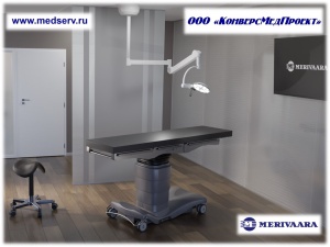 Светильники медицинские для процедур и малых операций Q-Flow 2, Merivaara, Финляндия – награда за дизайн