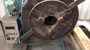 Сварочный позиционер CNC-100 с патроном KD300 (NC контроллер, шаговый двиг., 10-400 мм, грузоп. 100)