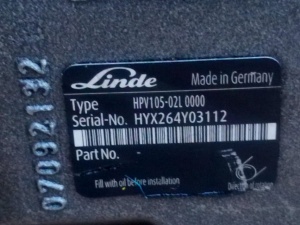 Гидронасос LINDE HPV105-02L 0000