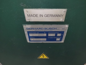Высечной Кольереточный пресс Busch, Модель B