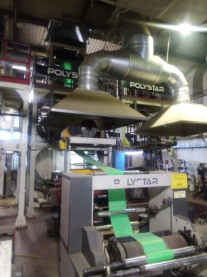 Экструдер PolyStar для выдува рукавной пленки СЕ-АВА-45/55-800 СО