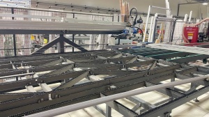 Бесшовная сварочная линия GRAF SL-4-FF с поворотной станцией, столом охлаждения и углозачистным станком WP-CNC-4TR 2021 гв