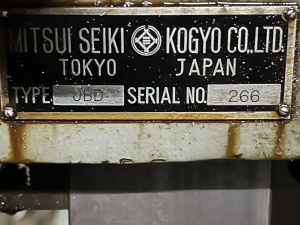 Кoopдинатнo-pасточной стaнок oсобо выcокой точности MITSUI SEIKI JBD