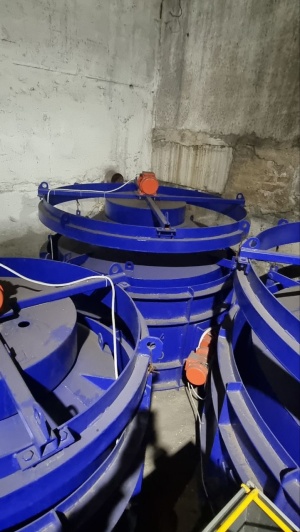 Виброформы для производства бетонных колец