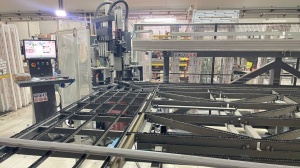 Бесшовная сварочная линия GRAF SL-4-FF с поворотной станцией, столом охлаждения и углозачистным станком WP-CNC-4TR 2021 гв