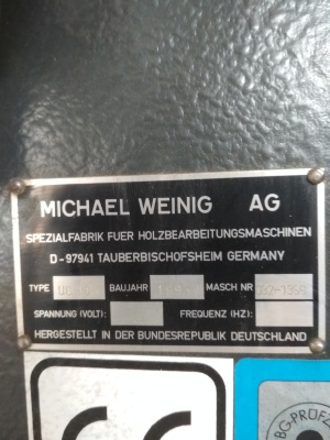 Угловой обрабатывающий центр для производства деревянных окон Weining, тип Unicontrol-10