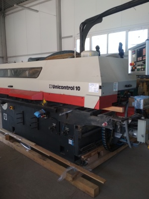 Угловой обрабатывающий центр для производства деревянных окон Weining, тип Unicontrol-10