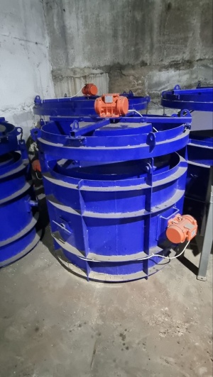 Виброформы для производства бетонных колец