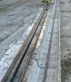 Кабельный лоток козлового, башенного, портального крана