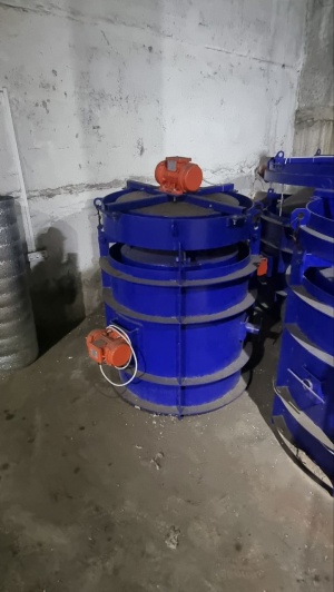 Виброформы для производства бетонных колец