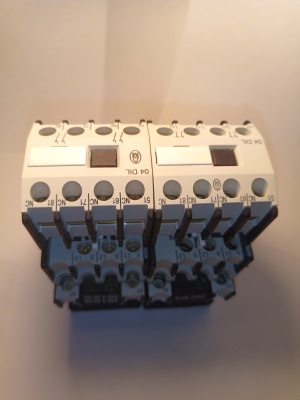 Контактор DIL00AM + 04DIL 20A катушка 230VAC Moeller