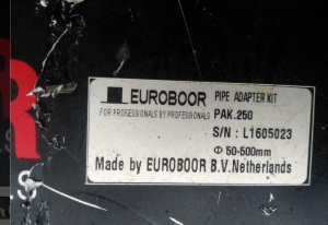 Адаптер сверлильного ст трубный Euroboor PAK.250
