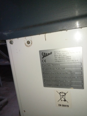 Тестомес миксер Steno PL60L/3VP