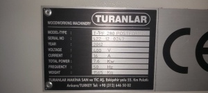 TURANLAR T-PF 280 для постформинга HPL и шпон, столешницы подоконники