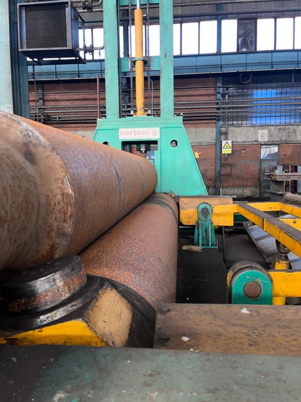 Вальцы гидравлические SERTOM-S, с пультом управления ЧПУ, 40х3100мм