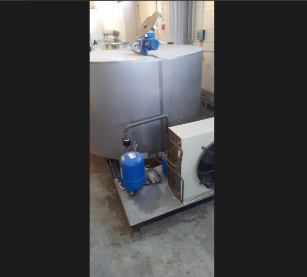 Танк охладитель молока закрытого типа омтз-2000