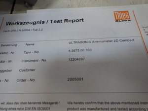 Ультразвуковой анемометр Thies Clima 2D Compact 4.3875.00.390