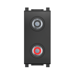 Розетка аудио 2хRCA CADUCEUS ALING EXPERIENCE для скрытой проводки