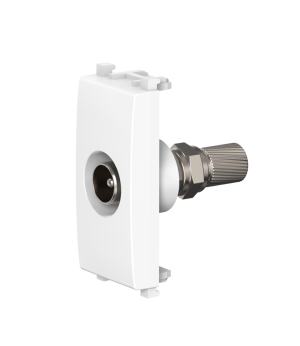 Розетка антенная TV CADUCEUS ALING EXPERIENCE для скрытой проводки, одиночная, модульная