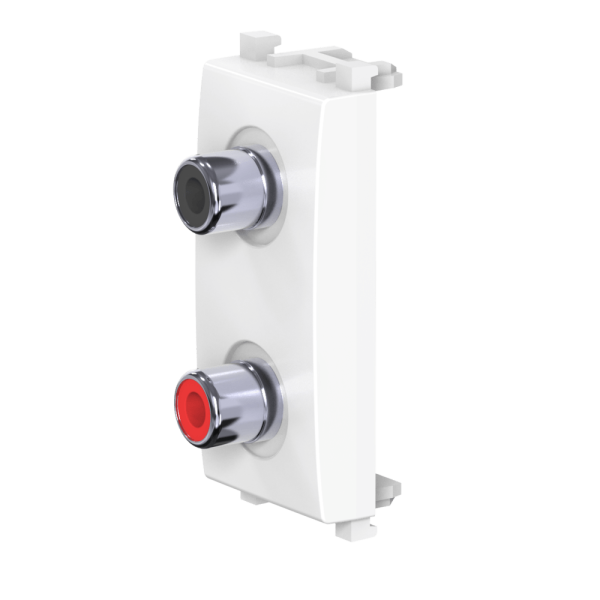 Розетка аудио 2хRCA CADUCEUS ALING EXPERIENCE для скрытой проводки