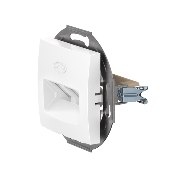 Розетка скрытой установки CADUCEUS ALING PRESTIGE 2хRJ12 6P2C двойная, телефонная, механизм