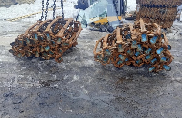 Гусеницы Олофсфорс для лесозаготовительной техники Харвестера и Форвардера