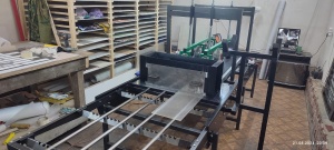 Автоматизированный станок для нанесения защитно-декоративного покрытия на фасадные термопанели (пенопласт)