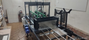 Автоматизированный станок для нанесения защитно-декоративного покрытия на фасадные термопанели (пенопласт)