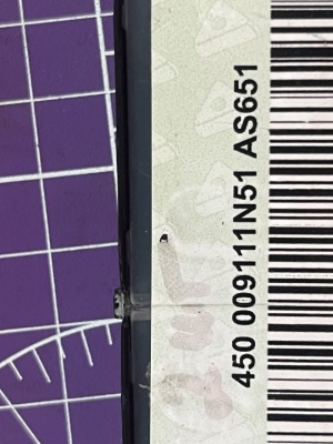 Пластина с маркировкой Sandvik Coromant 450 009111 N51 AS651